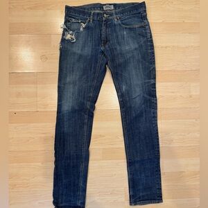 Men’s WESC Alessandro Jeans. Size 31. Real Denim. Skinny Fit. Vintage